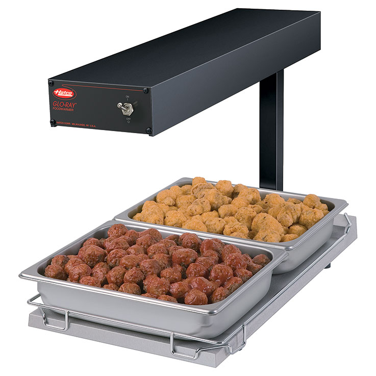 Hatco® GRFFBL Glo-Ray® 870 Watt Portable Food Warmer
